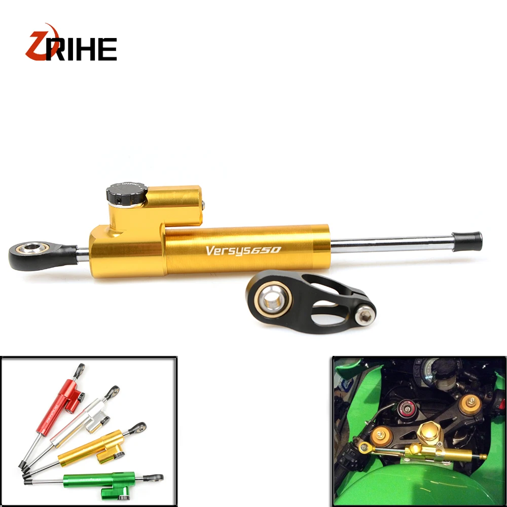 

CNC Motorcycle Aluminum Damper Steering Stabilize Safety Control For Kawasaki VERSYS 1000 VULCAN/S 650cc VERSYS 650cc