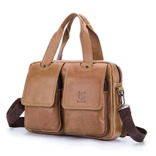 Мужской портфель из натуральной кожи, Повседневная деловая сумка, офисный портфель, сумка для ноутбука, дорожная сумка, Bolso Hombre Maleta Sac