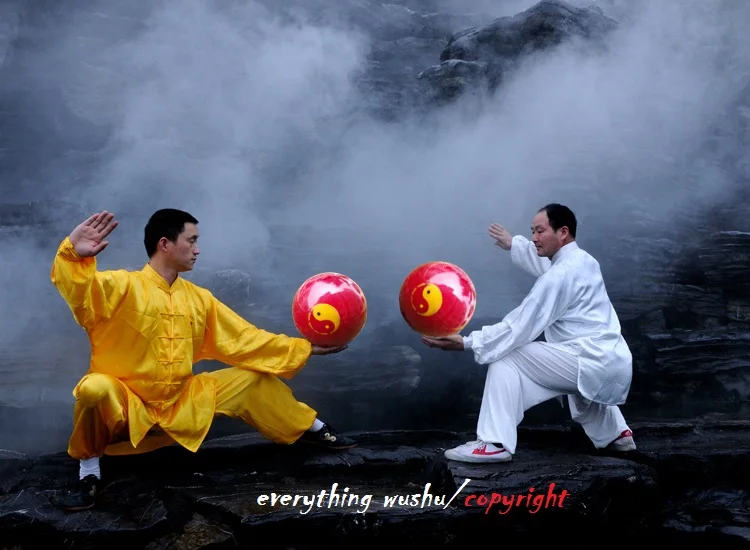 Solid Wooden Tai Chi Balls Wushu Kung Fu Training Wooden Ballsin