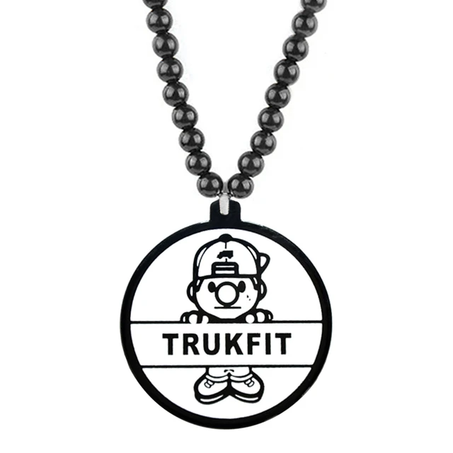 Fashion Brand Hip Hop Trukfit Boy Pendant Necklace Men Collier Long Bead  Chain Male Necklace Jewelry Gift Collares Bijouterie - Necklace - AliExpress