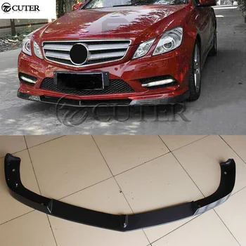 

W207 E260 E350 Coupe Carbon fiber front bumper lip Spoiler for Mercedes Benz W207 C207 car body kit 10-15