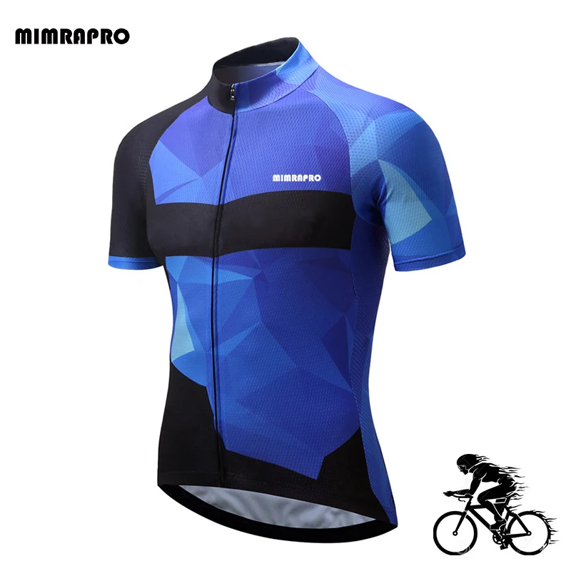 MIMRAPRO Велоспорт Джерси летняя гоночная синяя велосипедная одежда Ropa/Maillot Ciclismo