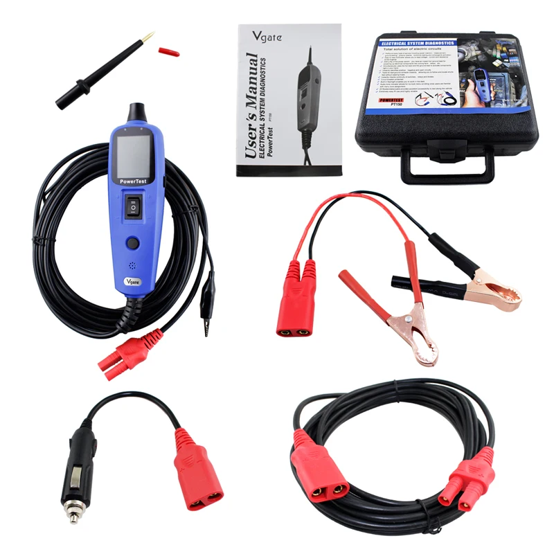 DHL Free Shipping Vgate PowerTest PT150 Electrical System Diagnostic Tool Power Probe Electrical System Tester