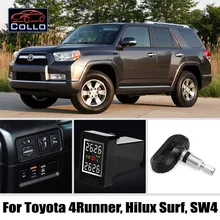 TPMS For TOYOTA 4Runner / Hilux Surf / SW4 / Tire Pressure Monitoring System Of Internal Sensors / Non destructive installation
