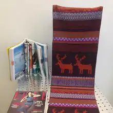Fashion Cashmere Scarf Winter Men Vintage Casual Echarpes Sjaal Tartan Deer Christmas Scarves YJWD612