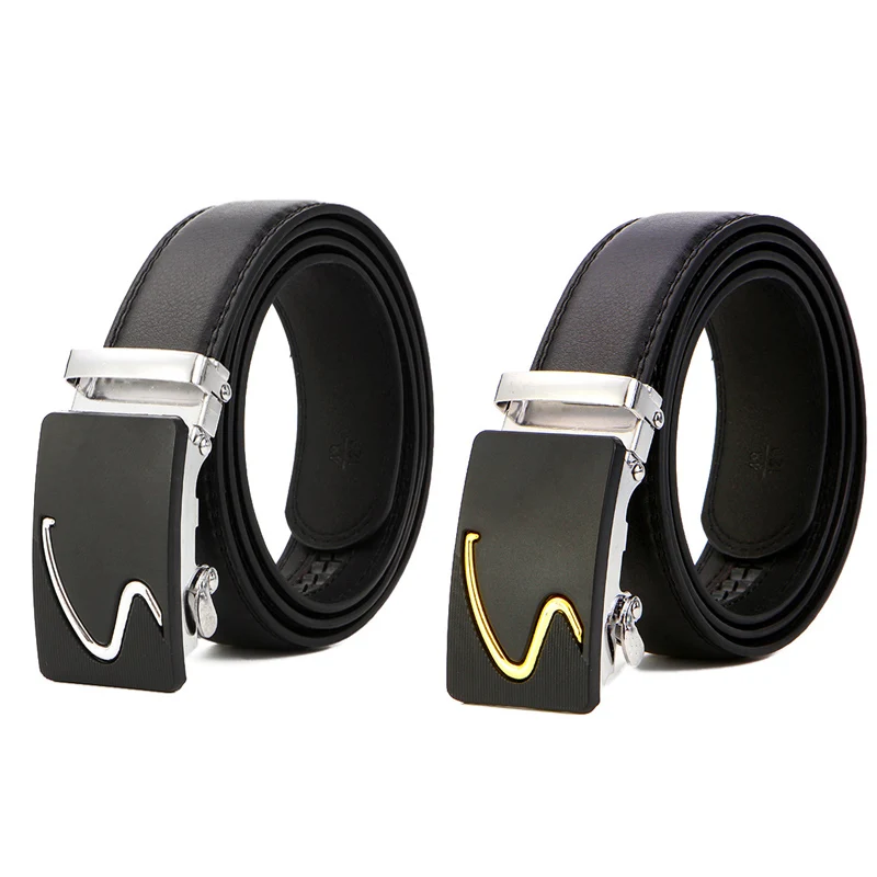 

6PCS/LOT SINGYOU Men PU Leather Belt Bales Catch Black Waistband Luxury Vintage Male Formal Waist Belt