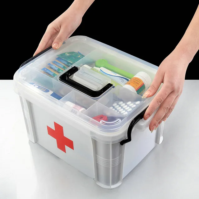 Multi layered Family Medicine Plastic Medical Box Medical First Aid Storage Box Storage Medical