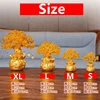 4 Size Resin Citrine Feng Shui Money Tree Lucky Tree Home Decoration Ornaments Festival Holiday Gifts Bring Wealth ► Photo 3/6