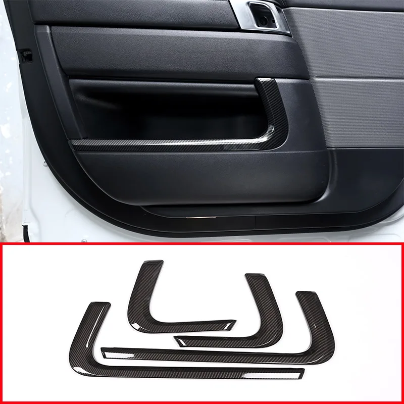 Strip Land-Rover Trim-Accessory Decoration Carbon-Fiber-Style Chrome Sport for ABS Inner-Door Strip Land-Rover Trim-Accessory Decoration Carbon-Fiber-Style Chrome Sport for ABS Inner-Door