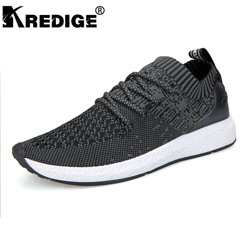 KREDIGE Baru Kedatangan pria Mesh Bernapas Sepatu Anti bau 