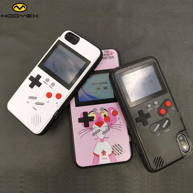 

Full color display GameBoy Cases for iphone 7 6 6s 8 plus X Tetris Gameboy Game PC back Coque for iphone 7 8 6s 6 X Coque