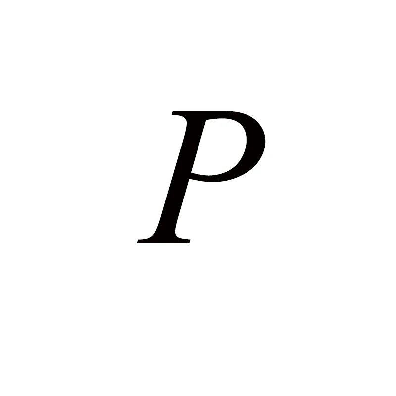 P Персонализированные ручные штампованные A-Z, 26 букв, начальные крошечные кольца в виде сердца для женщин, золотые кольца на палец, ювелирные изделия - Цвет основного камня: P