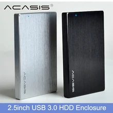 ACASIS 2.5 inch Notebook HDD SSD Enclosure SATA USB 3.0 Mobile Hard Drive Disk Box 5Gbps 2 Color Allaluminum hard disk box
