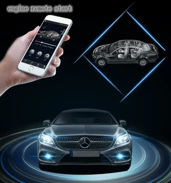 Автомобильная сигнализация PLUSOBD с дистанционным запуском GPS трекер безопасность