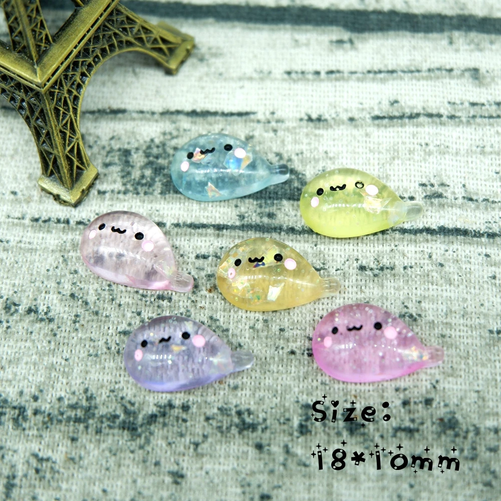 

Kawaii whale resin cabochon for hair bow diy crafts accessories scrapbooking,decoden phone case