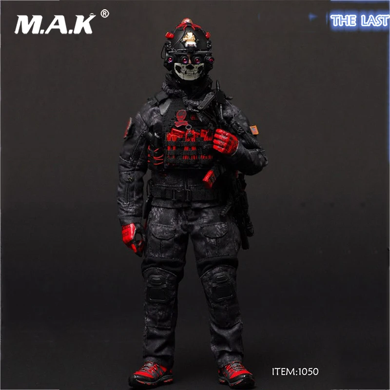 

1:6 Scale Military Soldiers' Camouflage Combat Clothes VH 1050 Black ZERT THE LAST 1/6 Military Sets Fit 12" Male Figures