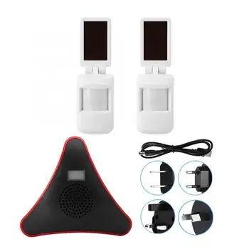 

Wireless Siren Burglar Security Alarm System with 2 Solar Infrared Detector Solar Alarm System