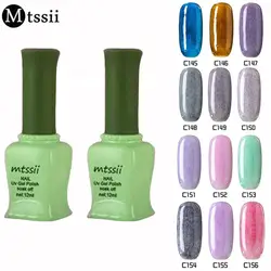 Mtssii Маникюр Услуги полу постоянный ногтей гель Краски 24 Цвета Soak Off лак для ногтей Гель-лак