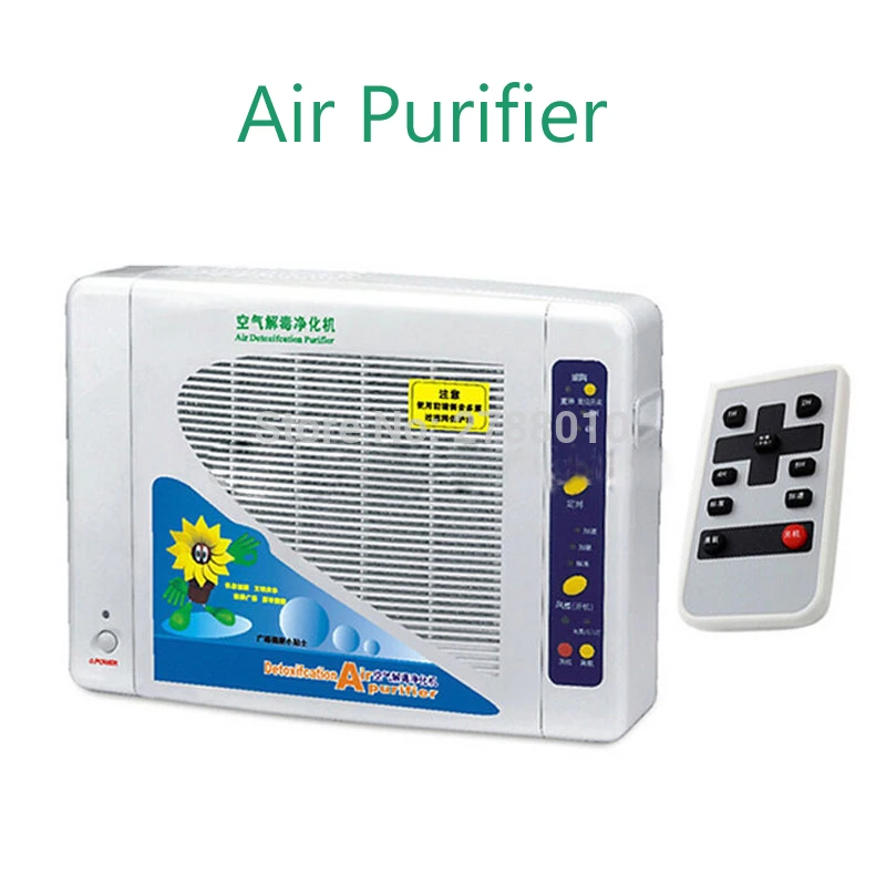 

1pc Air Purifier with Negative Ion and Ozone Air Cleaning Filter with English Manual Air Detoxification Purifier GL-2108