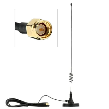 

1PCS 4.5DB GSM GPRS 477Mhz Universal Car Antenna Aerials Magnetic Base Auto SMA Male plug straight