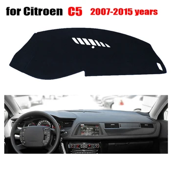 

RKAC Car dashboard covers mat for Citroen C5 2007-2015 Left hand drive dashmat pad dash covers Instrument platform accessories