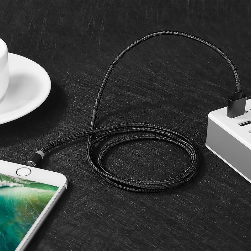 Micro USB Магнитный зарядка кабель для iphone светодиодный usb type C type-C кабели для Samsung Xiaomi Huawei телефоны