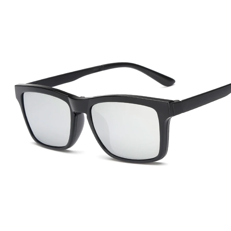 TR90 очки Рамка поляризованные прикрепляемые солнцезащитные очки Для мужчин UV400 близорукость прикрепляемые очки Для женщин Ночное очки, подходят для вождения, солнцезащитные очки зрение объектив