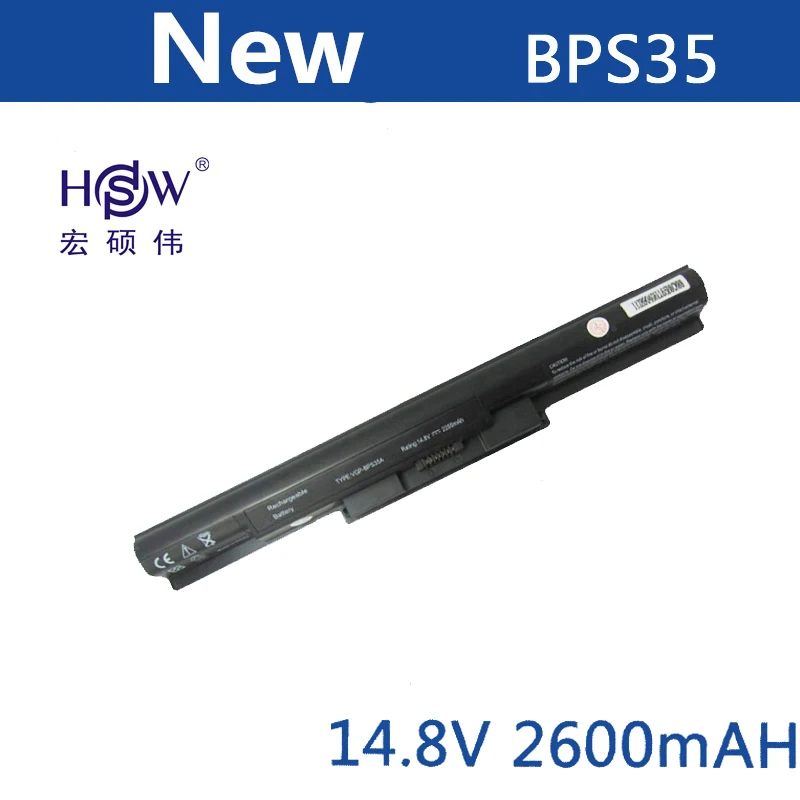 

HSW Laptop Battery For Sony VAIO Fit 14E Fit 15E Series F14316SCW F1431AYCW F1431AYCP F1531AYCW F15316SCW VGP-BPS35 VGP-BPS35A