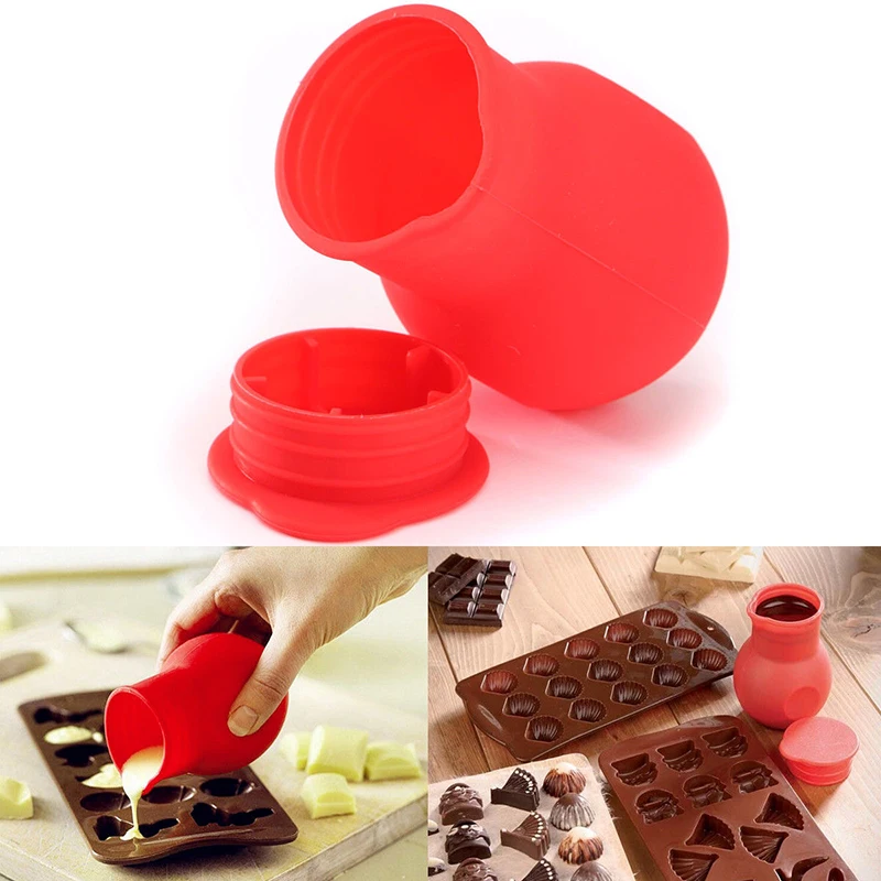 Silicone Chocolate Melting Pot Mould Butter Sauce Milk Baking Pouring
