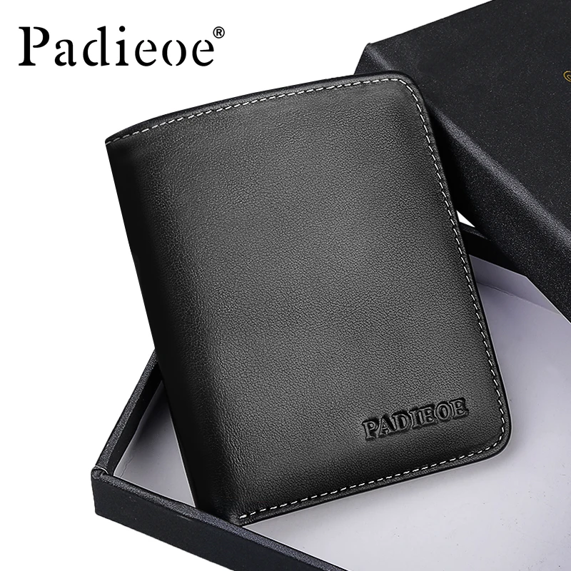 

Padieoe Famous Brand Men's Mini Wallet New Design Luxury Men Wallet Portable 2017 Fashion Card Holder Casual Purse for Male