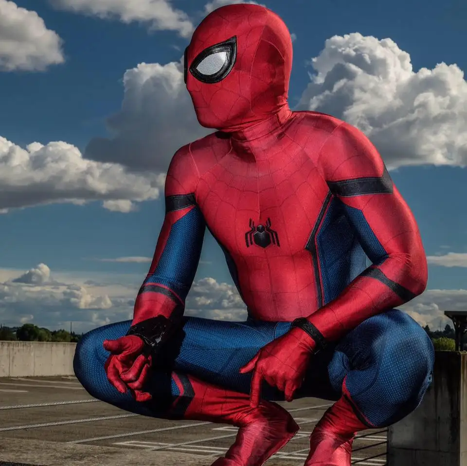 2017 Spider Man Cosplay Costume 3D Printed Spiderman Spandex Suit Newest