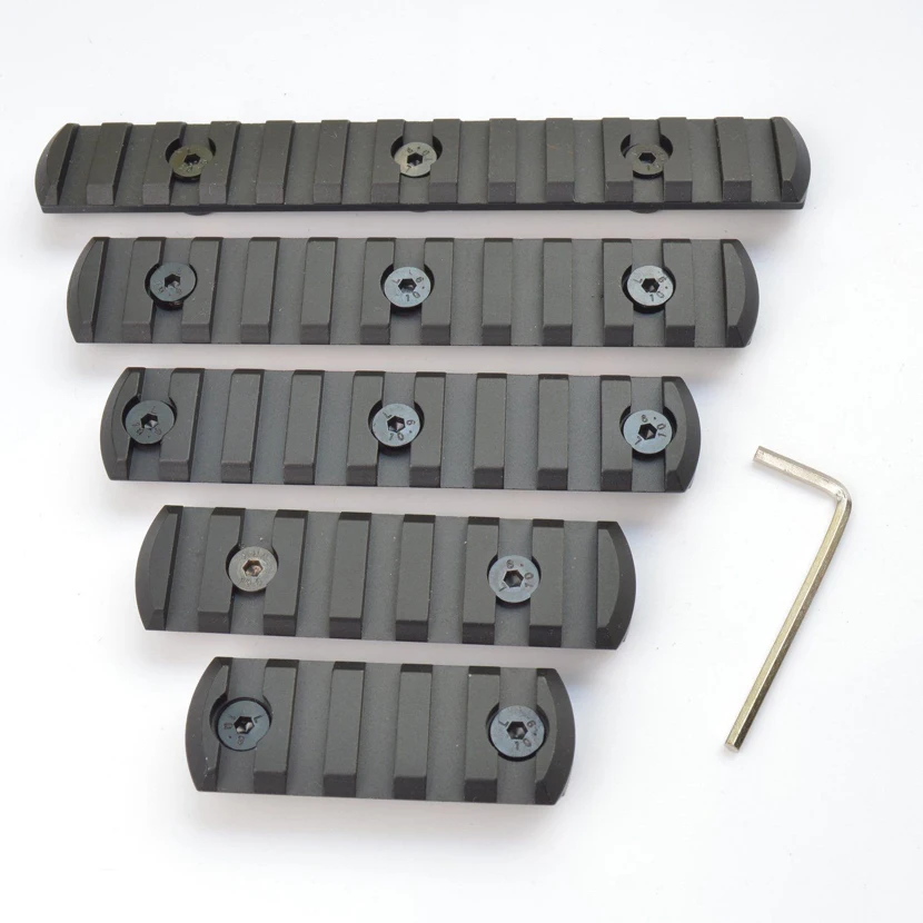 Trirock 5,7 ، 9,11 ، 13 فتحة cnc الألومنيوم picatiny/مقطع ل keymod handguard السكك الحديدية ويفر جبل