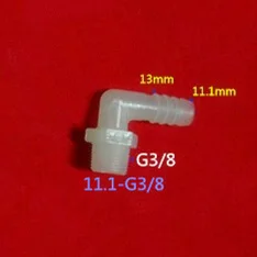 11,1 мм* G3/" пластиковые коленчатый соединенитель, шланговый адаптер, разъем-переходник углеродистой стали, стальная труба