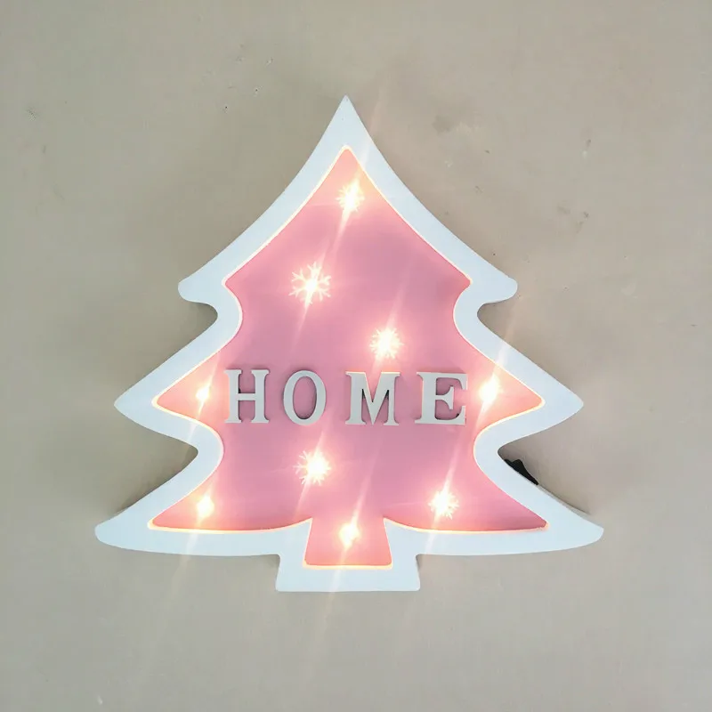 Christmas Tree Modeling light Xmas Decoration light as gift Home Baby room Decor Safty Battery Powered IY304123-30
