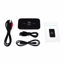 2 в 1 беспроводной Bluetooth V4.0 аудио передатчик и приемник домашний музыкальный звуковой конвертер стерео аудио адаптер для ТВ ПК динамик