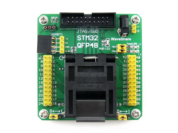 

STM32 QFP48 Burning Test Base On-line Burning JTAG/SWD with EP968 ST-LINK Import Base