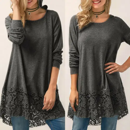 Summer Dress 2019 Women Dress Vestidos Robe Femme Dress Women's Casual Long Sleeve Solid Tunic Top Shirt Blouse Dress Plus Size Summer Dress 2019 Women Dress Vestidos Robe Femme Dress Women's Casual Long Sleeve Solid Tunic Top Shirt Blouse Dress Plus Size