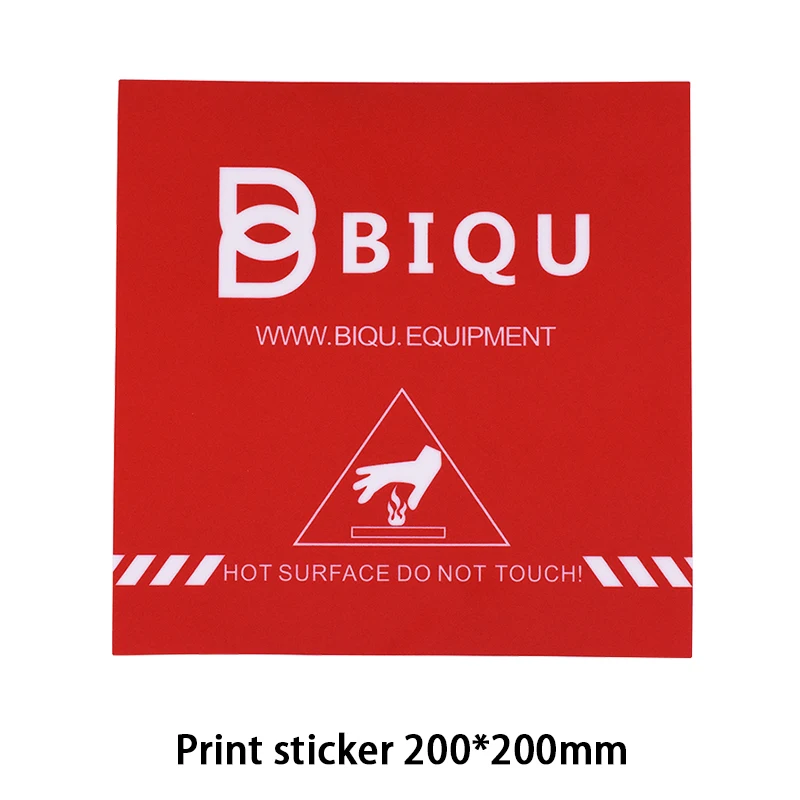 BIQU  200*200MM 3D Printer Accessories Red Painter Print Bed Tape Print Sticker Build Plate Tape For 3D Printer MK2B MK3 Heatbed