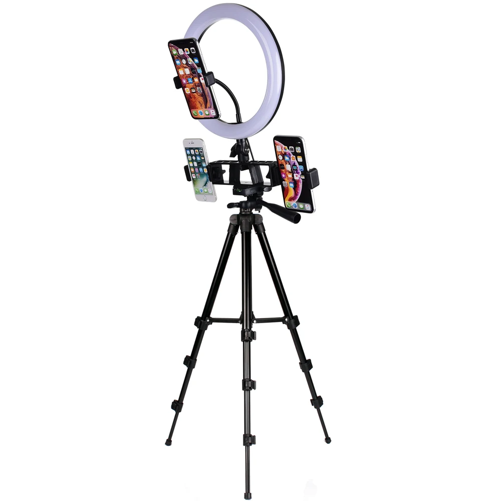  10inch 26 cm USB Ring Light LED Selfie Ring Lamp with Selfie Stick Tripod Smartphone Studio Circle  - 33045506182