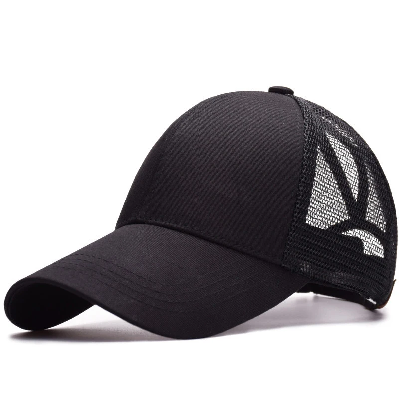 Women Summer Ponytail Baseball Cap Ladies Messy Bun Adjustable Sport Hat Camouflage Woman's Outdoor Snapback Mesh Caps CP0004 (2)