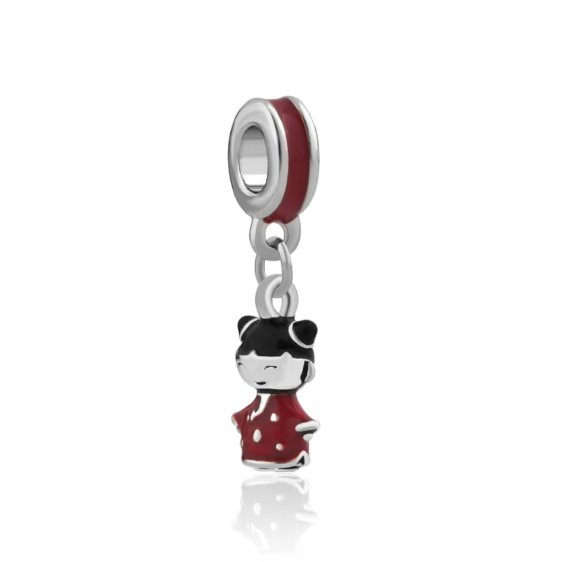 Микки Минни Маус любовь кулон с подвеской fit Pandora браслет или ожерелье с шармами DIY женские ювелирные изделия - Цвет: B057(1)