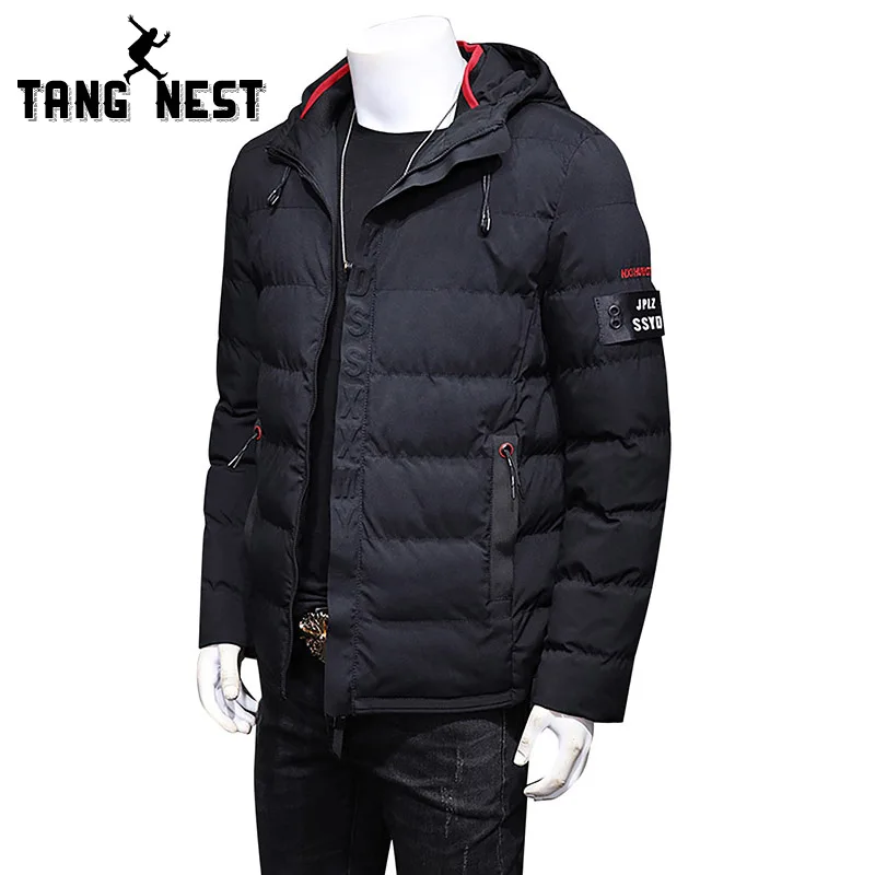 TANGNEST/мужская куртка 2019 лидер продаж теплая дышащая Зимняя парка с хлопковой