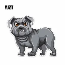 YJZT 14,9*12,3 см собака животное щенок автомобиль Мода креативные Животные стикер C1-4013