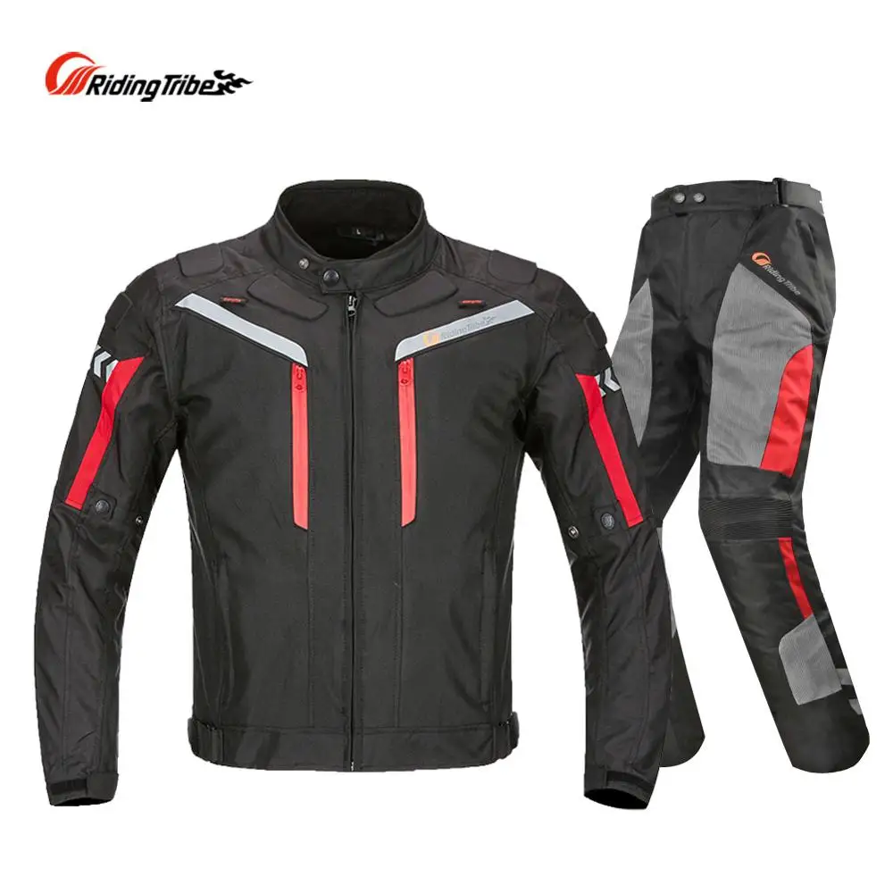 

Motorcycle Riding Jacket Pants Motorbike Racing Coat Trousers Suit Full Season Safety Protective Clothing Body Guards JK-40