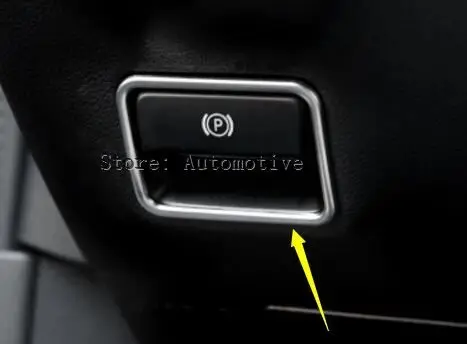 

For Mercedes-Benz GLS 2016 Interior Electronic Handbrake Cover 1pcs car styling