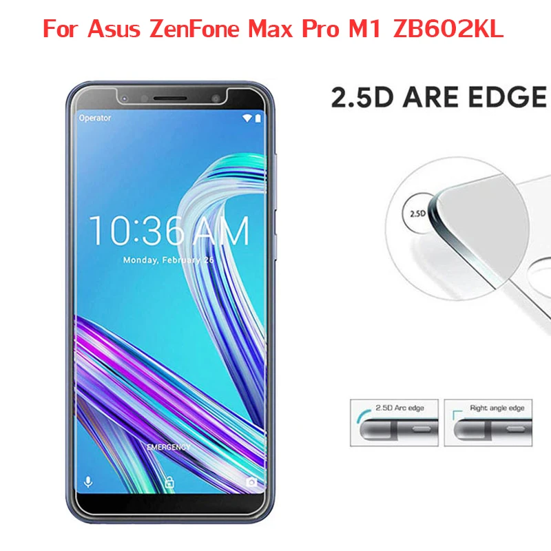 Закаленное стекло для ASUS Zenfone MAX PRO M1 ZB602KL Защита экрана ZB 602 KL стеклянная пленка |