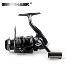 SEASHARK 12BB CNC aluminum spool fishing ree1000-7000Fishing Spinning Reel Carp Fishing Tackle Reel max drag force 7.5kg
