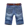 ClassDim Men's Denim Shorts Good Quality Short Jeans Men Cotton Solid Straight Short Jeans Male Blue Casual Short Jeans ► Photo 3/5