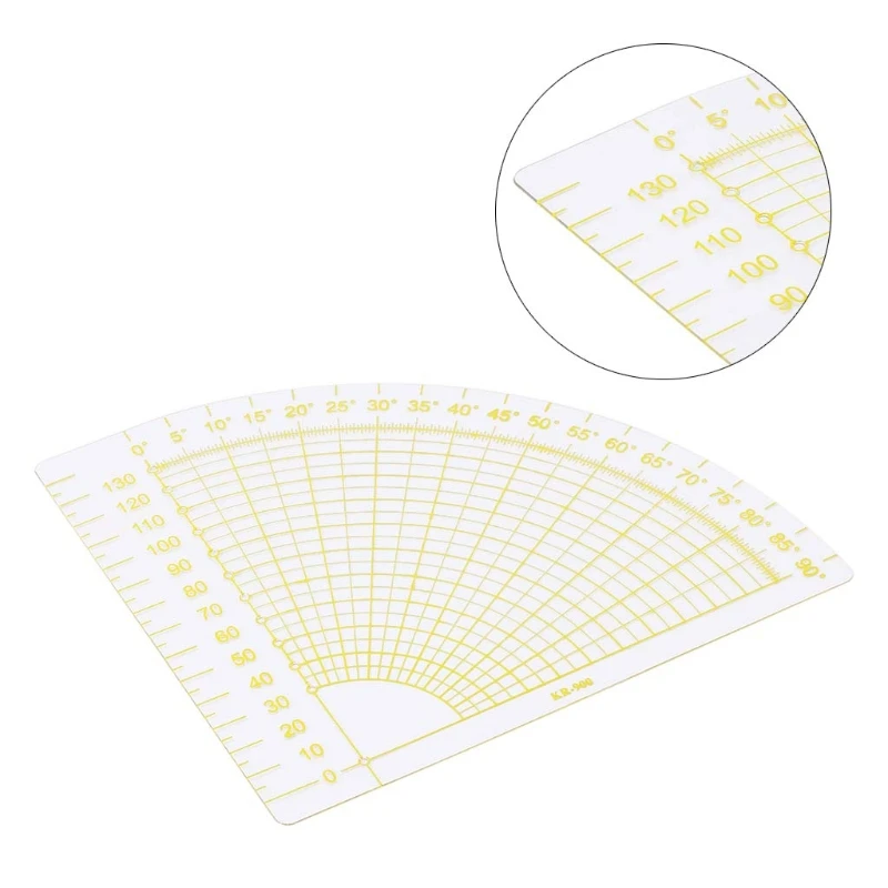 

Tailor Sewing Tools Quilting Patchwork Scrapbook Circle Fan Foot Seam Ruler DIY Household Handcraft Sewing Kit