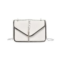 Chain Crossbody Bags for Women Quality Retro PU Leather Shoulder Bag Rivet Flap Ladies Messenger Bag Female Small Crossbody Bags Chain Crossbody Bags for Women Quality Retro PU Leather Shoulder Bag Rivet Flap Ladies Messenger Bag Female Small Crossbody Bags